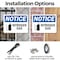 Signmission Nitrogen Gas OSHA Notice Sign, Plastic, 14in W x 10in L, 2PK OS-2PACK-NS-P-1014-L-14338 - alternate 3